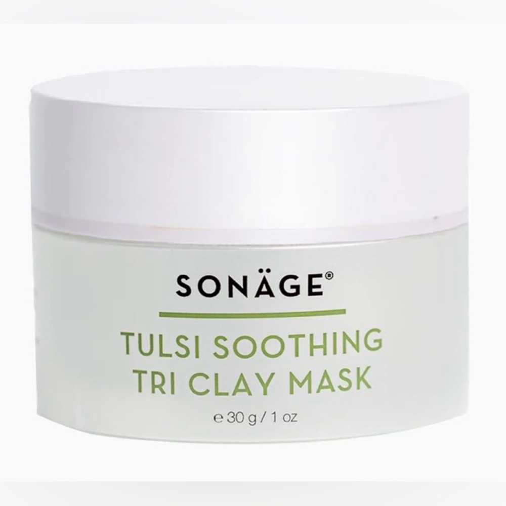 Tulsi Soothing Tri Clay Mask Full Size New In Box Retail $48 NEW - Picture 2 of 9